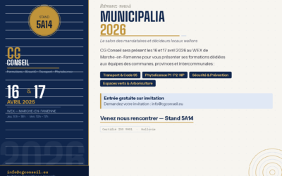 CG Conseil sera présent à Municipalia 2026 — Retrouvez-nous au stand 5A14 !